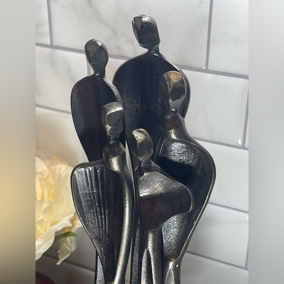 Rare Family Brutalist Metal Sculpture by Famous Canadian Artist Boris Kramer - Picture 6 of 15